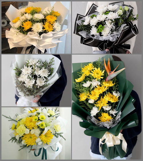 广西河池宜州区刘三姐镇白事花束代送